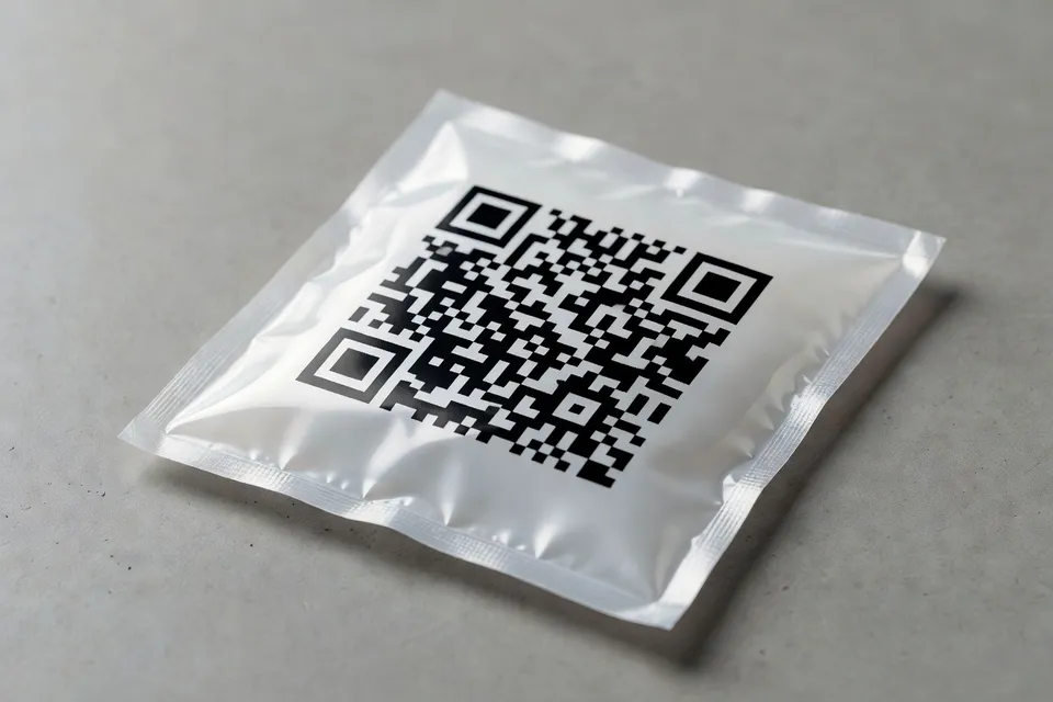 추적성 QR 코드가 표시된 플라스틱 패키지 - plascentral.com