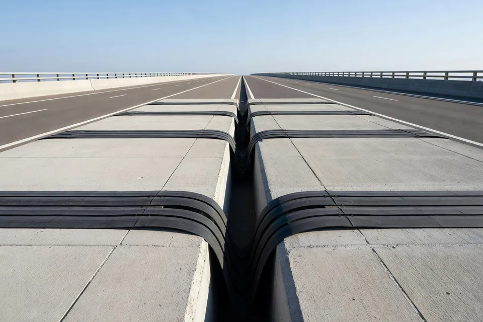 Juntas de expansión de caucho utilizadas en la construcción moderna de puentes - plascentral.com