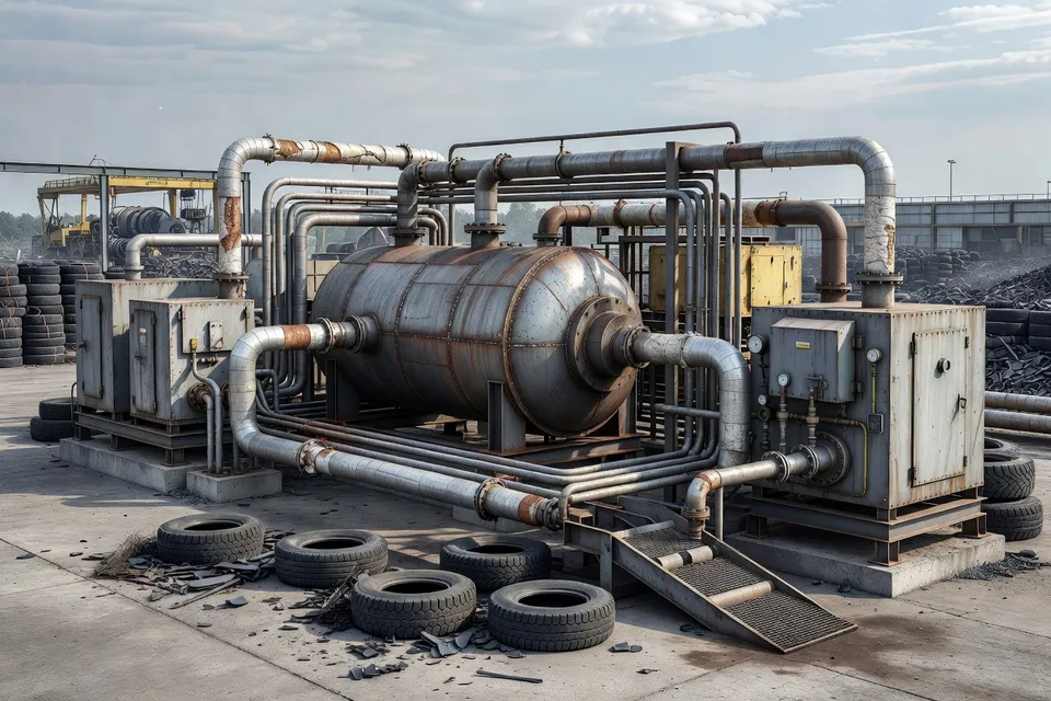 Devulcanisation plant for reclaiming rubber from tyres - plascentral.com