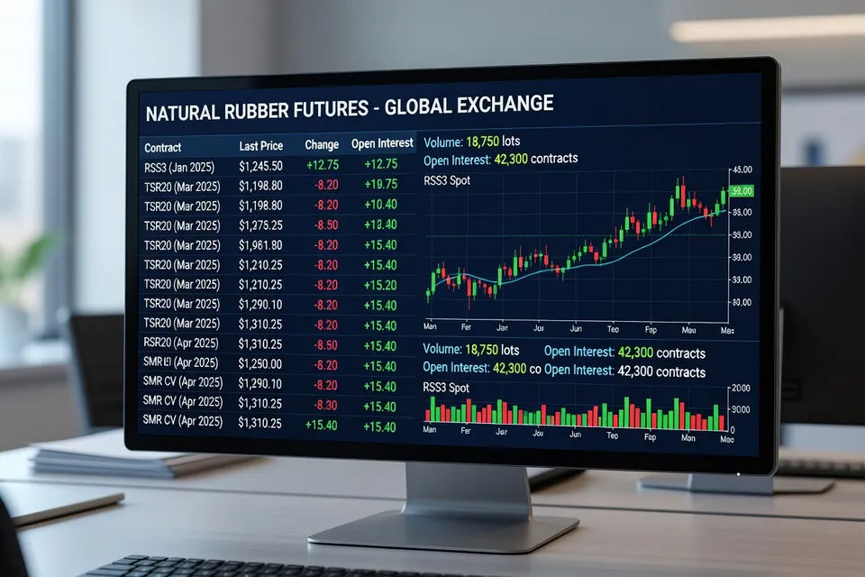Shanghai Futures Exchange operations handling natural rubber contracts - plascentral.com