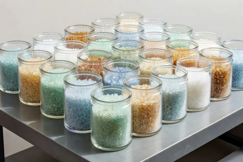 Recycled PET feedstock samples from multiple global regions - plascentral.com