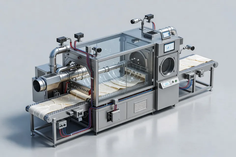 AI dryer system operating in natural rubber processing facility - plascentral.com
