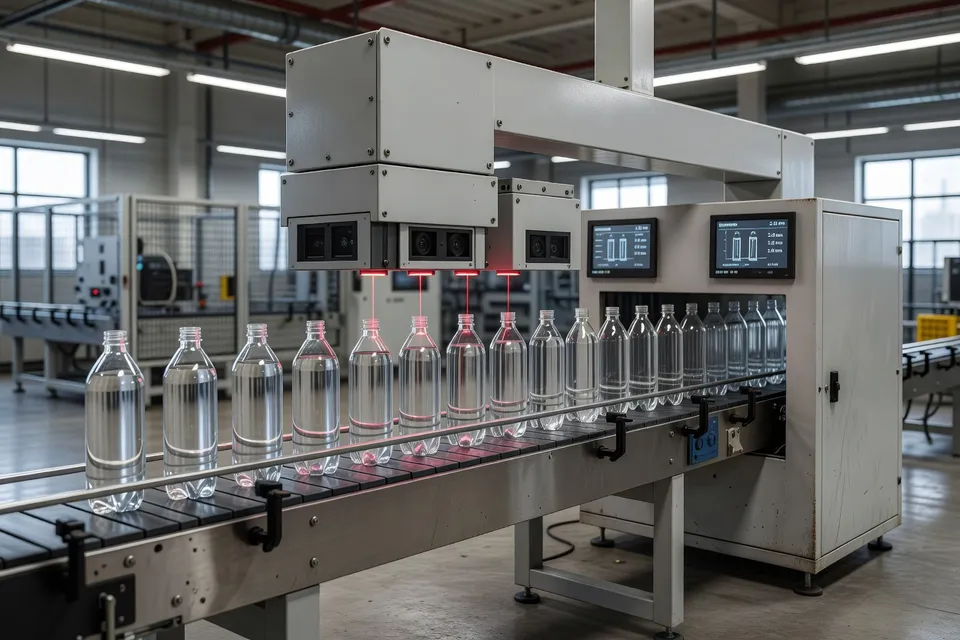 Automated inspection checking PET bottle wall uniformity - plascentral.com