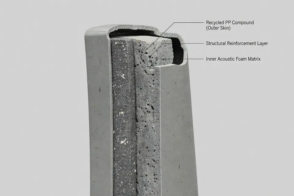 Recycled PP compound material pellets for automotive parts production - plascentral.com