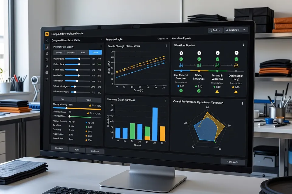 Flujo de trabajo de formulación de caucho impulsado por datos utilizando software especializado - plascentral.com