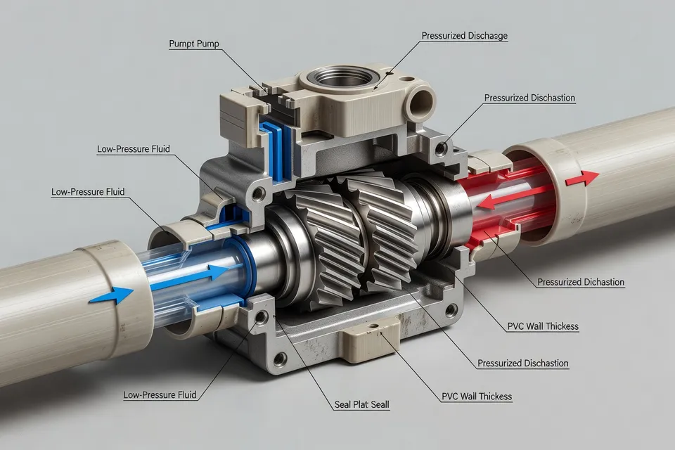 Industrial gear pump designed for handling rigid recycled PVC - plascentral.com