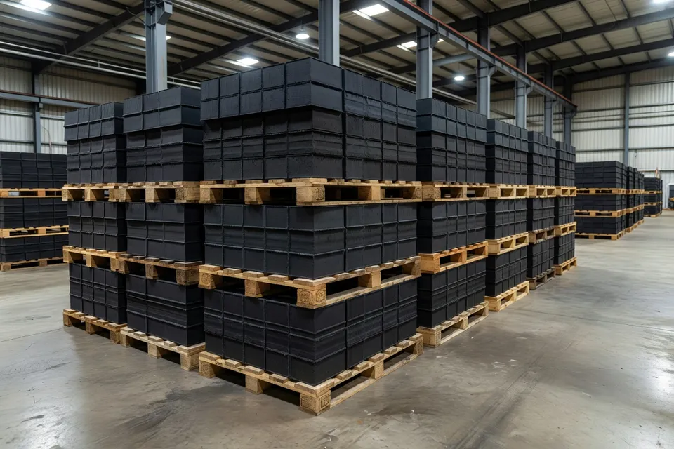 Synthetic SBR rubber blocks ready for processing - plascentral.com