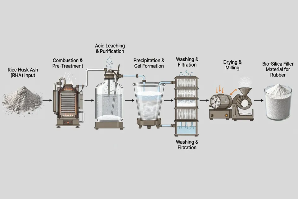Bio-based silica from agricultural waste residues - plascentral.com