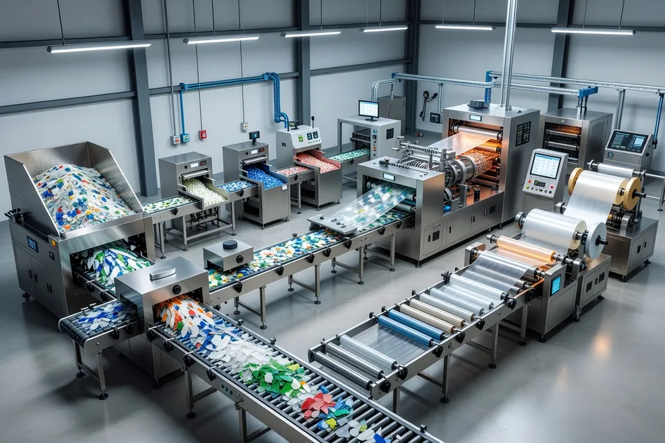 Muestras de materiales plásticos reciclados que promueven los objetivos de la economía circular en la industria - plascentral.com