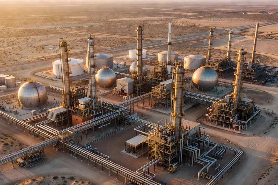 View of an integrated petrochemical complex located in Saudi Arabia - plascentral.com