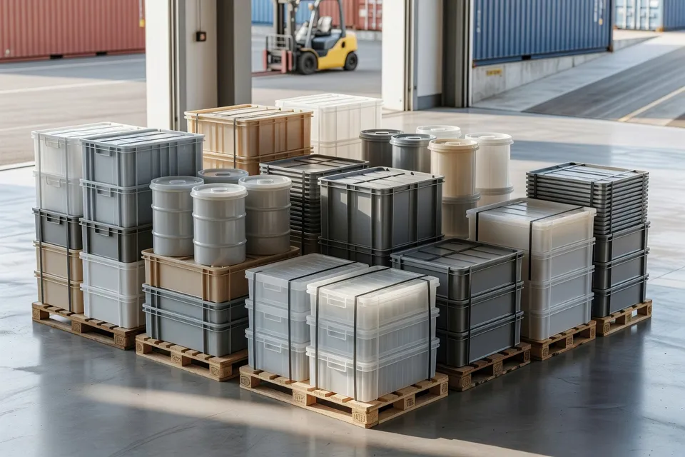 Productos de polipropileno empaquetados y preparados para exportación internacional - plascentral.com