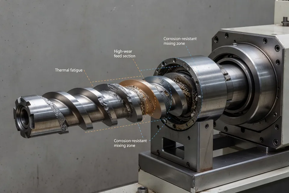 Maintenance check on injection molding screw condition - plascentral.com
