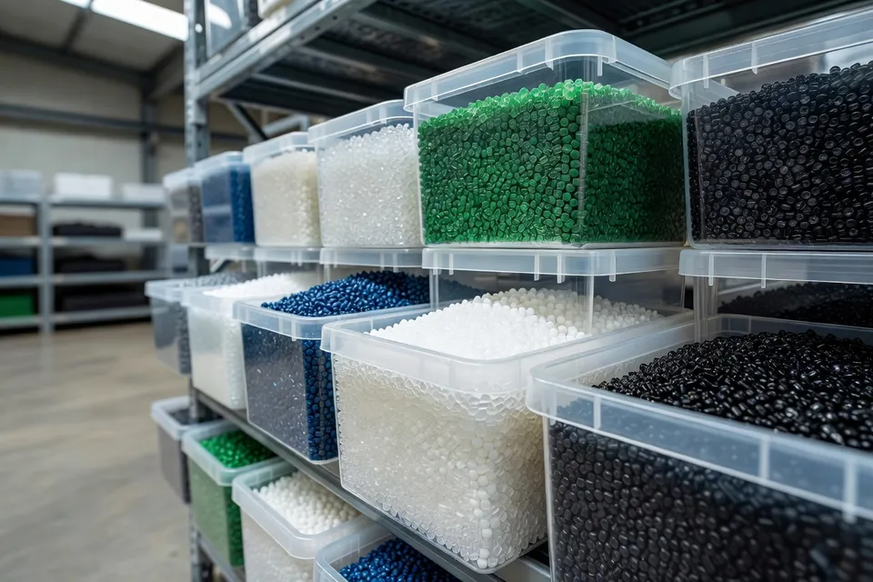 Certified recycled plastic pellets ready for industrial use - plascentral.com