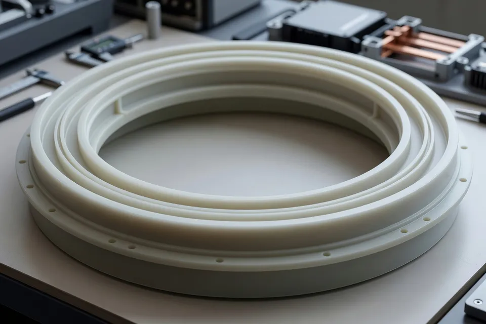 Burr-free large LSR seal produced without secondary trimming - plascentral.com