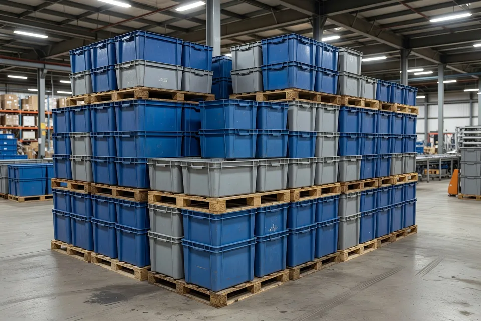 نظام إرجاع التغليف البلاستيكي القابل لإعادة الاستخدام أثناء دورة التجميع - plascentral.com