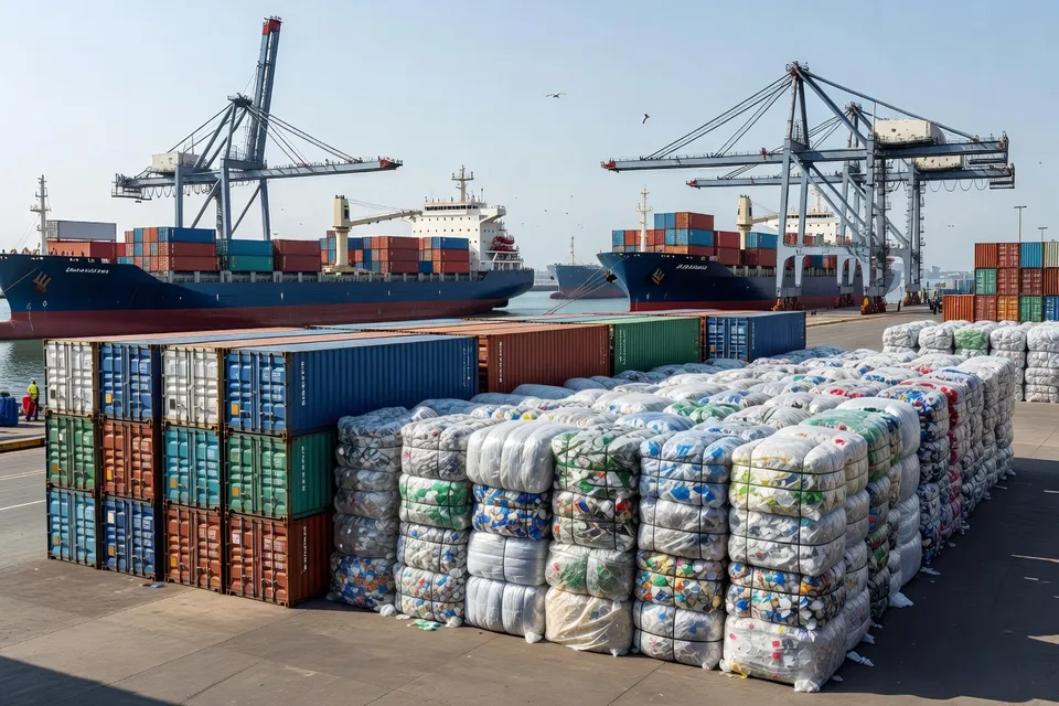 Port facility managing recycled plastic shipments under new trade rules - plascentral.com