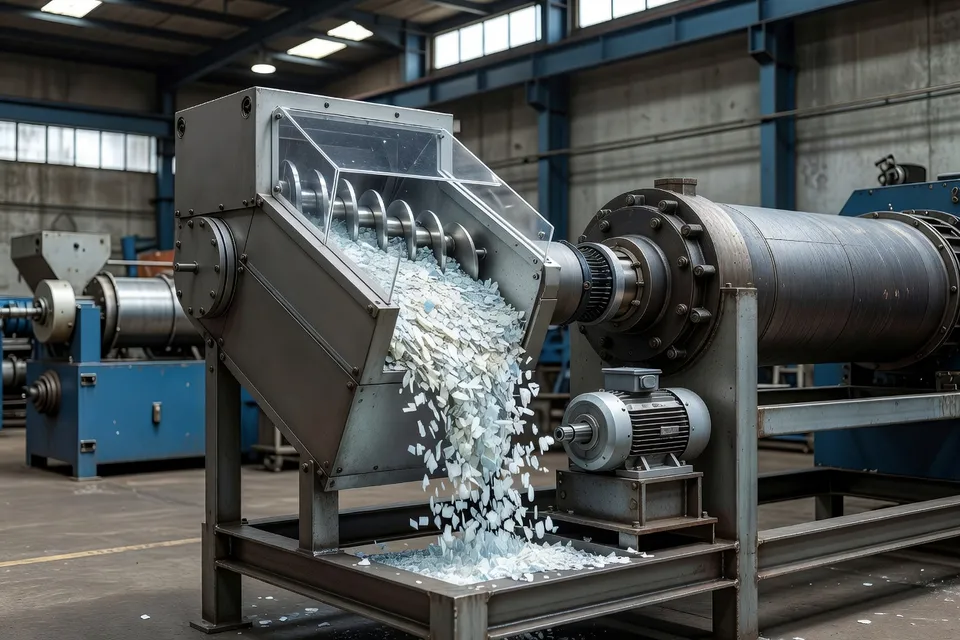 Side feeder handling lightweight plastic recyclate - plascentral.com