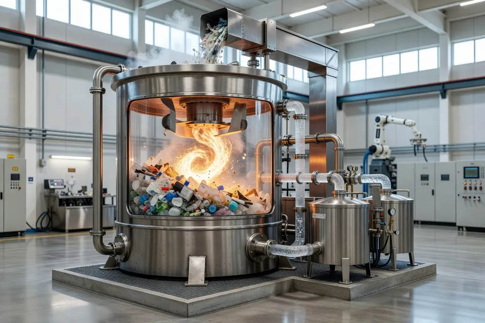Chemical recycling facility handling post-consumer plastics - plascentral.com