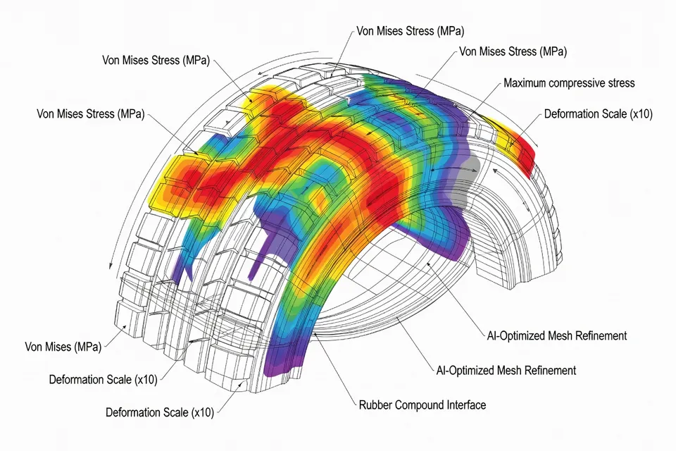 AI-supported finite element analysis for tire mould design - plascentral.com