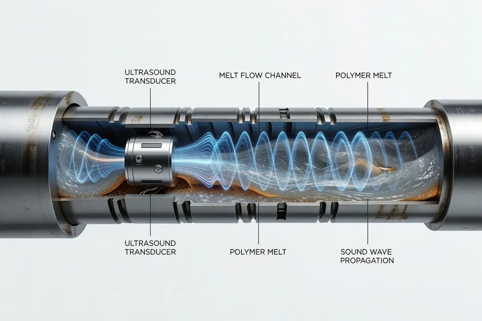Ultrasound sensor assessing melt quality during processing - plascentral.com