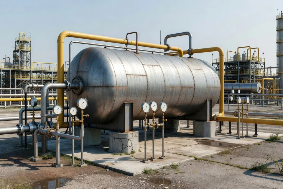 Ethylene monomer storage tank at production site - plascentral.com