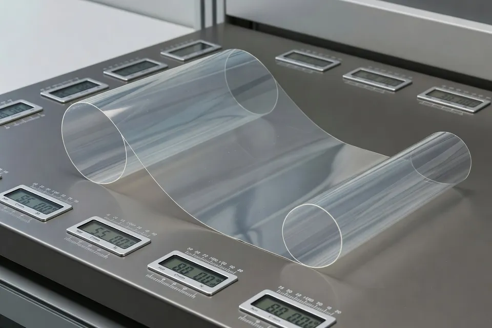 عينة فيلم LDPE واحدة تخضع لاختبار الجودة - plascentral.com