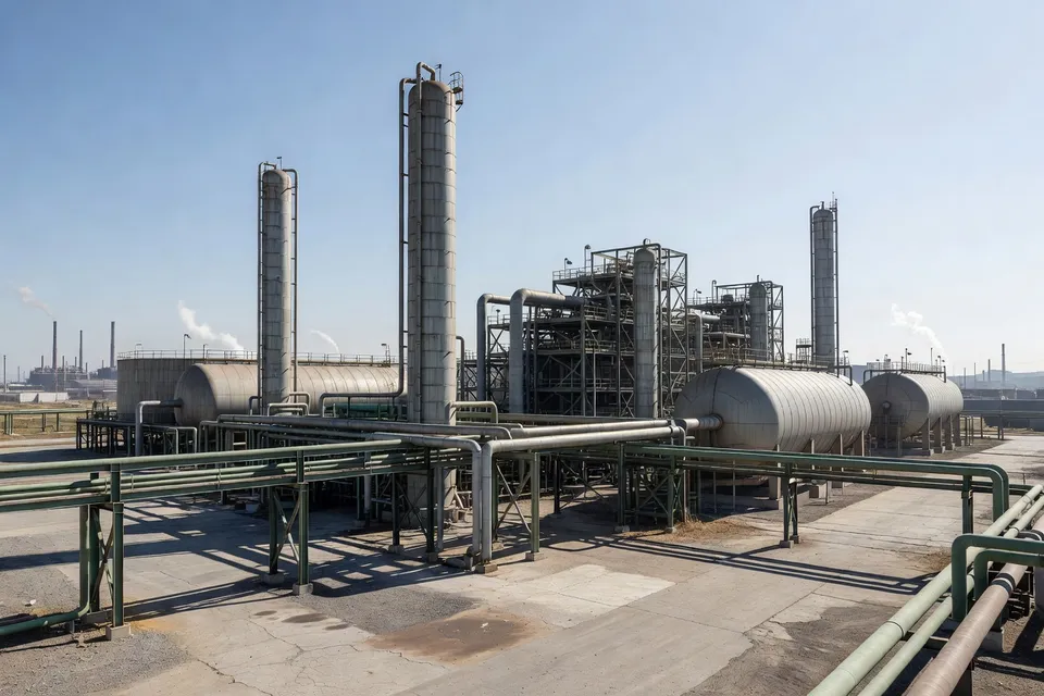 Exterior view of a major chemical production site - plascentral.com