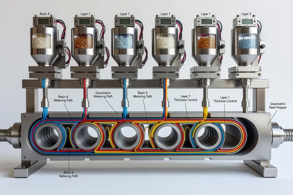 Alimentadores gravimétricos que garantizan un control preciso de las capas en coextrusión - plascentral.com